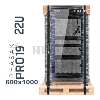 Armario Rack 22U 600x1000 | Phasak Pro PHO-6122 19 In